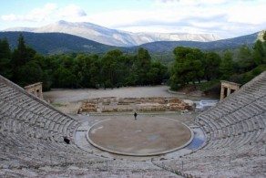 Античный театр в Эпидавре, Пелопоннес, Греция