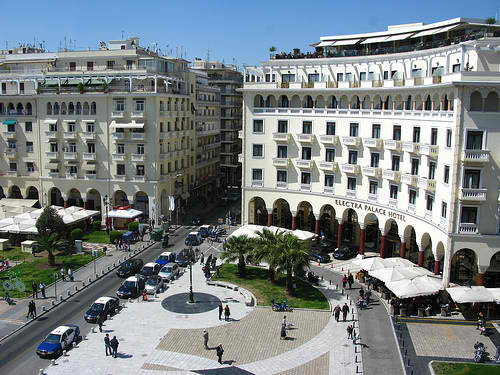 Площадь Аристотеля - наиболее известная площадь Салоник
