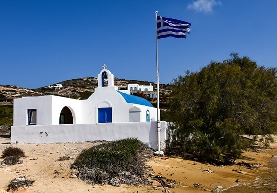 Церковь на острове Парос