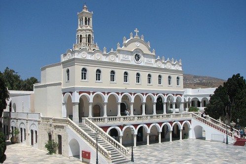 Церковь Благовещения на острове Тинос в Греции