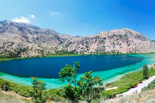 Курнас - крупнейшее пресноводное озеро на Крите