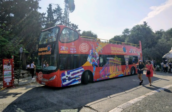 Туристические автобусы в Афинах