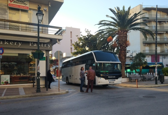 Автобус Лутраки Афины