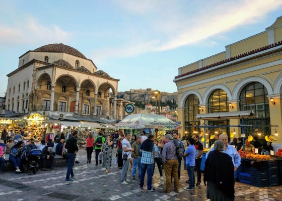 Площадь Монастираки в Афинах