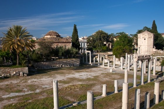Римская Агора в центре Афин