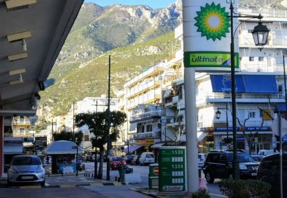 Бензин в Греции стоит недешево
