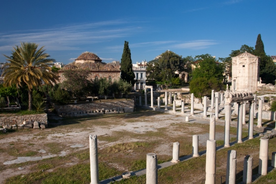 Римская Агора в центре Афин
